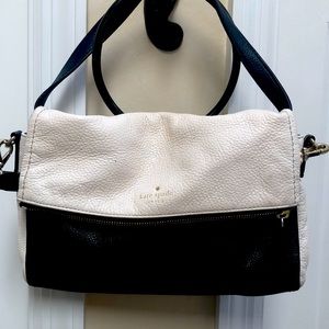 Cream and Black Kate Spade Crossbody